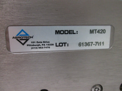 Used Aerotech MT420 Linear Magnet Track, For Linear Motor, *Slight Wear on Magnets*