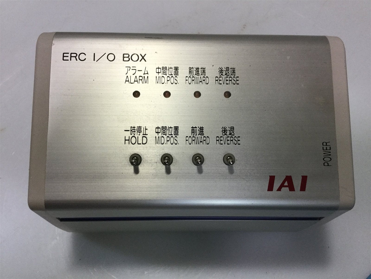 Used IAI SC80N ERC Input/Output Box, No Power Cord Included, 4x Switches