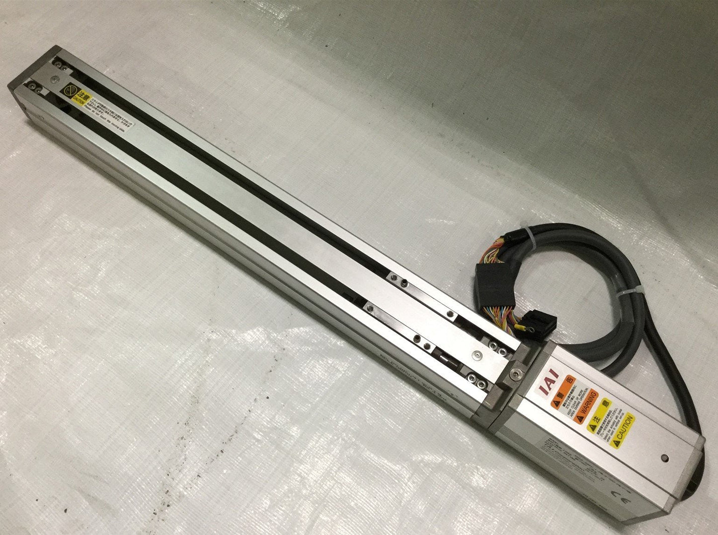 Used IAI ERC2-SA6C 300mm ROBO Cylinder Linear Actuator Slider Type w/Controller 24VDC