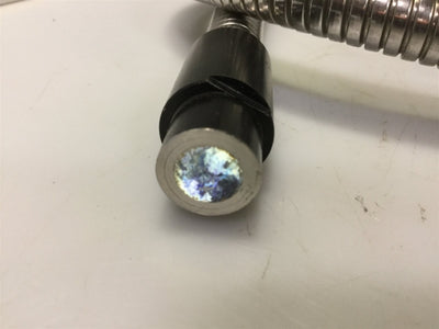 Used Microscope Fiber Optic Light Ring Illuminator Pipe 43" Long x .625" O.D. End