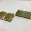 Used Lot of 2 Aluminum Heat Sinks, 4.9" x 2.95" x 1.05" - 14 Fins, Thin Base