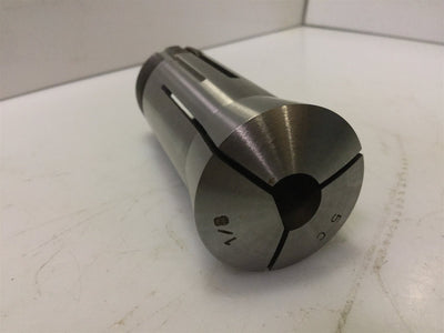 Used Hardinge Equivalent 5C Custom Lathe Collet D-Shape 1/2" x 1/8"