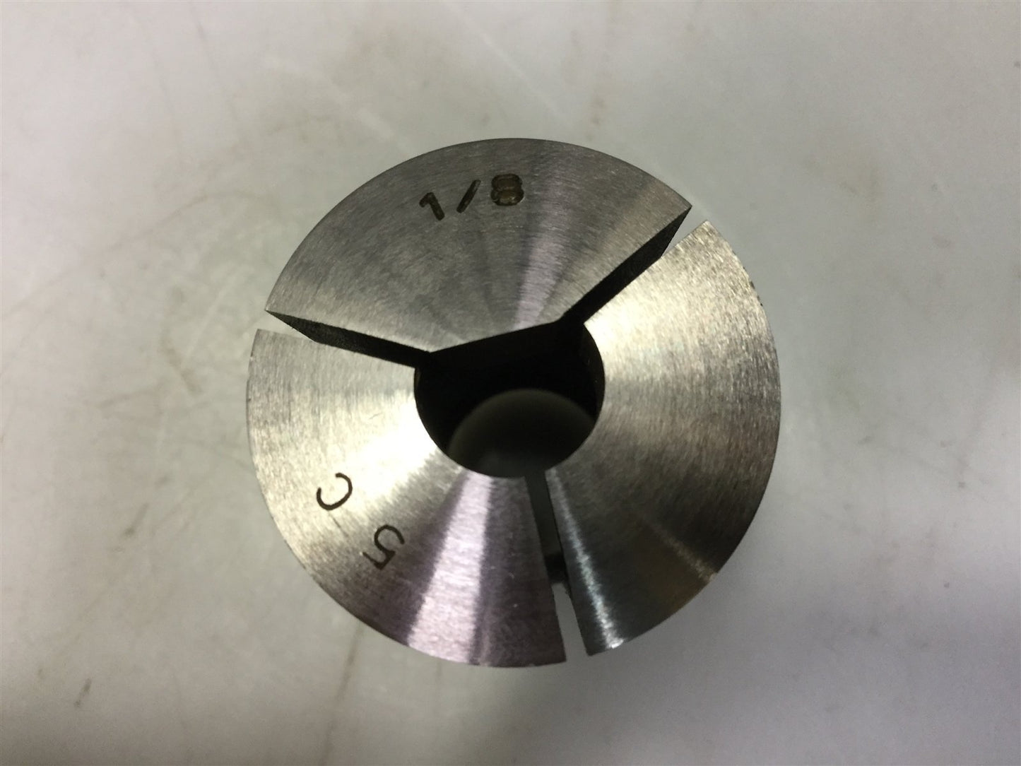 Used Hardinge Equivalent 5C Custom Lathe Collet D-Shape 1/2" x 1/8"