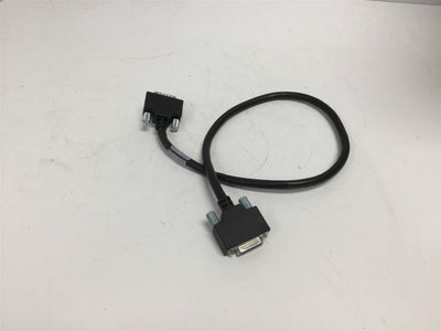 Used Parker 71-016949-02 Rev-F 15 Pin Male to Female Extension Cable Length 2 Feet