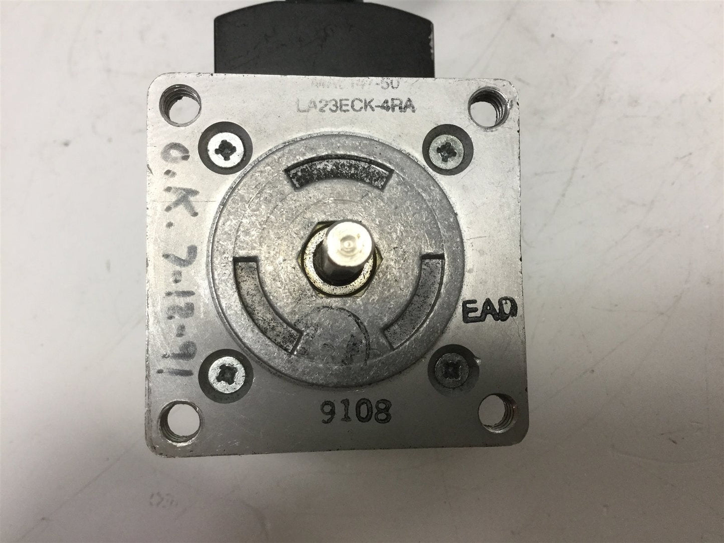 Used Aerotech 50SMB2 Stepper Motor Single Phase, Poles: 50, Shaft Diameter: 0.25 in