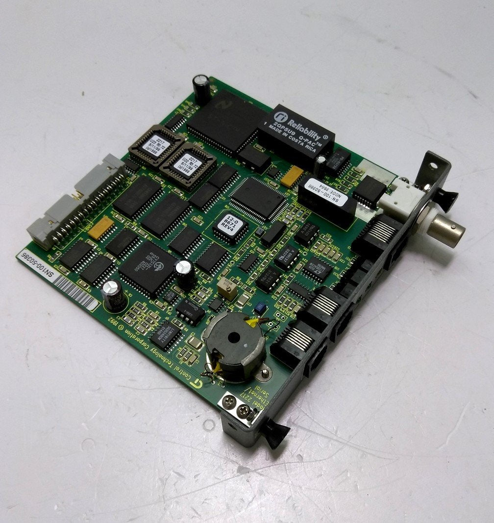 Used CTC 2217 Ethernet Networking Module, 2x RS-232, Compatible w/ 2600,2700,2700AP