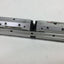 Used Parker Origa Linear Bearing Rail W/ 2 Carriages (GDL-FD 12S & RK-FD12S) 700mm