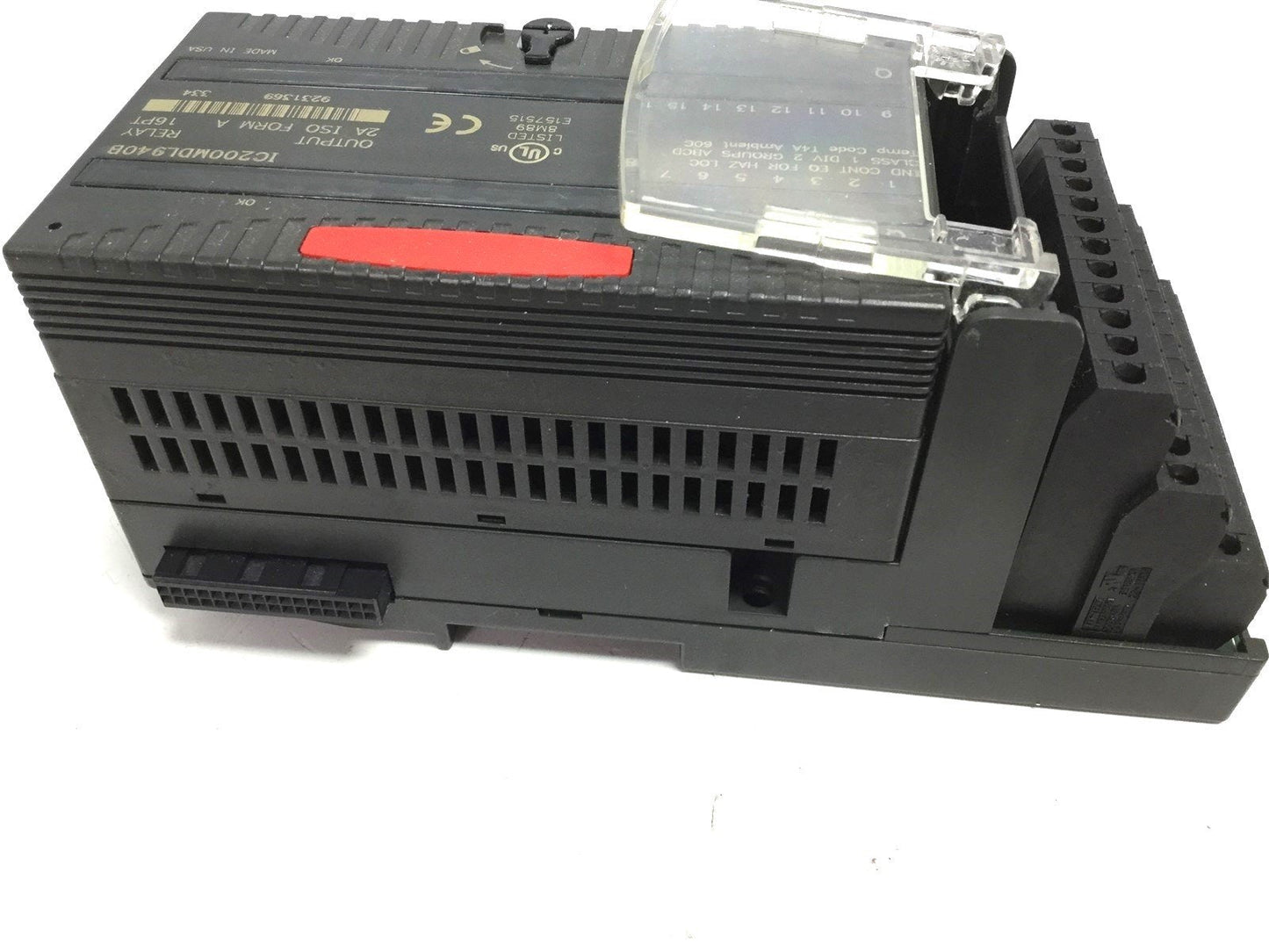 Used GE Fanuc IC200MDL940B Output Relay Module, 2A ISO Form A 16PT With 18 Point Base