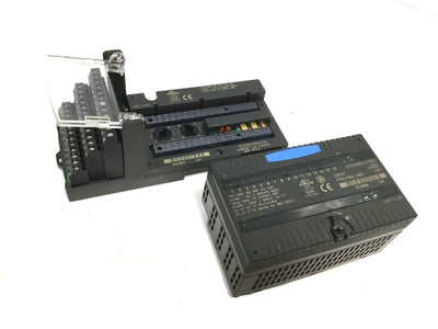 Used GE Fanuc IC200MDL940C Input Relay Module 24VDC 16PT With IC200CHS022A IO Carrier