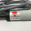 Used Carlo Gavazzi CA18CLF08NA Capacitive Proximity Sensor, 10-40VDC, Range: 8mm