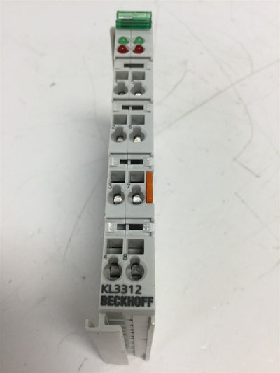 Used Beckhoff KL3312 2-Channel Thermocouple Input Terminal W Open-Circuit Recognition