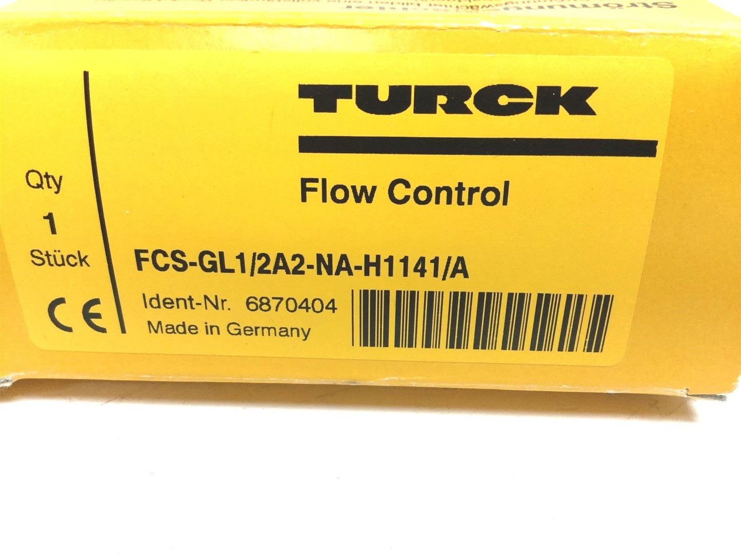 New Turck FCS-GL1/2A2-NA-H1141/A Gas Flow Control Immersion Sensor 30 Bar IP67