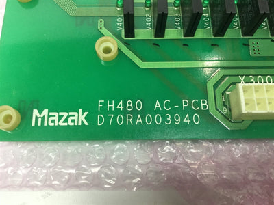 Used Mazak D70RA003940 SSR Relay Circuit Board Horizontal Machining CNC FH-480 AC-PCB