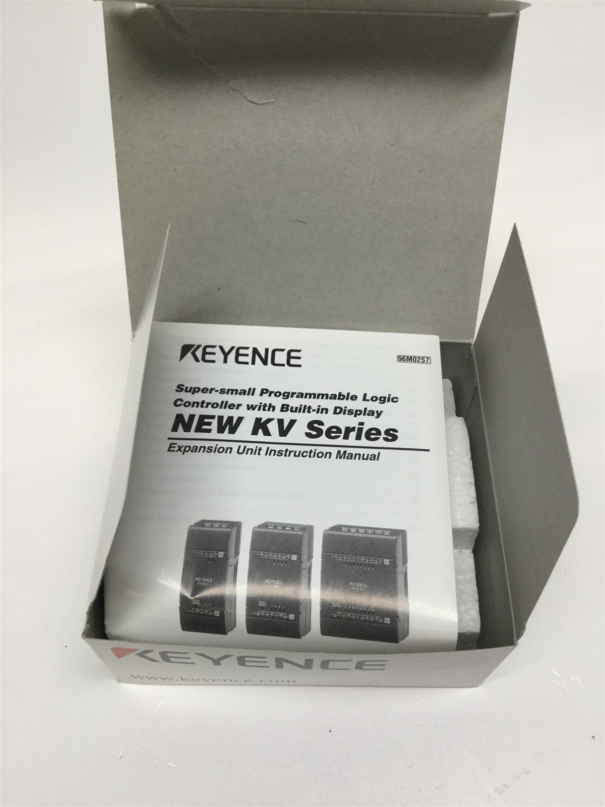 New Keyence KV-E8X Compact PLC Input Expansion Module Unit 8-Point 24VDC DIN Mount