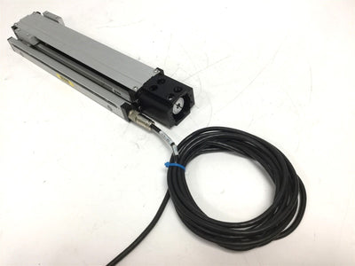 Used Parker 402T03XESD9 Screw Driven Table Linear Actuator 175mm Travel W/ Sensor Bar