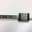 Used IKO LWL7 Linear Rail 240 mm Length, W/ One Carriage Bearing Block 17 mm Width