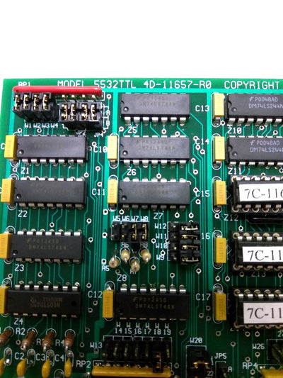 Used ADAC 5532TTL 4D-11657-R0 I/O Module, 50-Pin Connector, 62 Slot Compatible