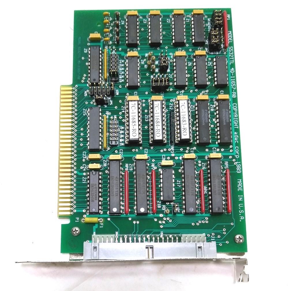 Used ADAC 5532TTL 4D-11657-R0 I/O Module, 50-Pin Connector, 62 Slot Compatible