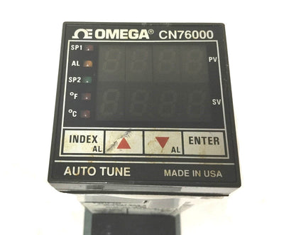 Used Omega CN76060 Digital Temperature Controller, Voltage: 100-240VAC 132-240VDC