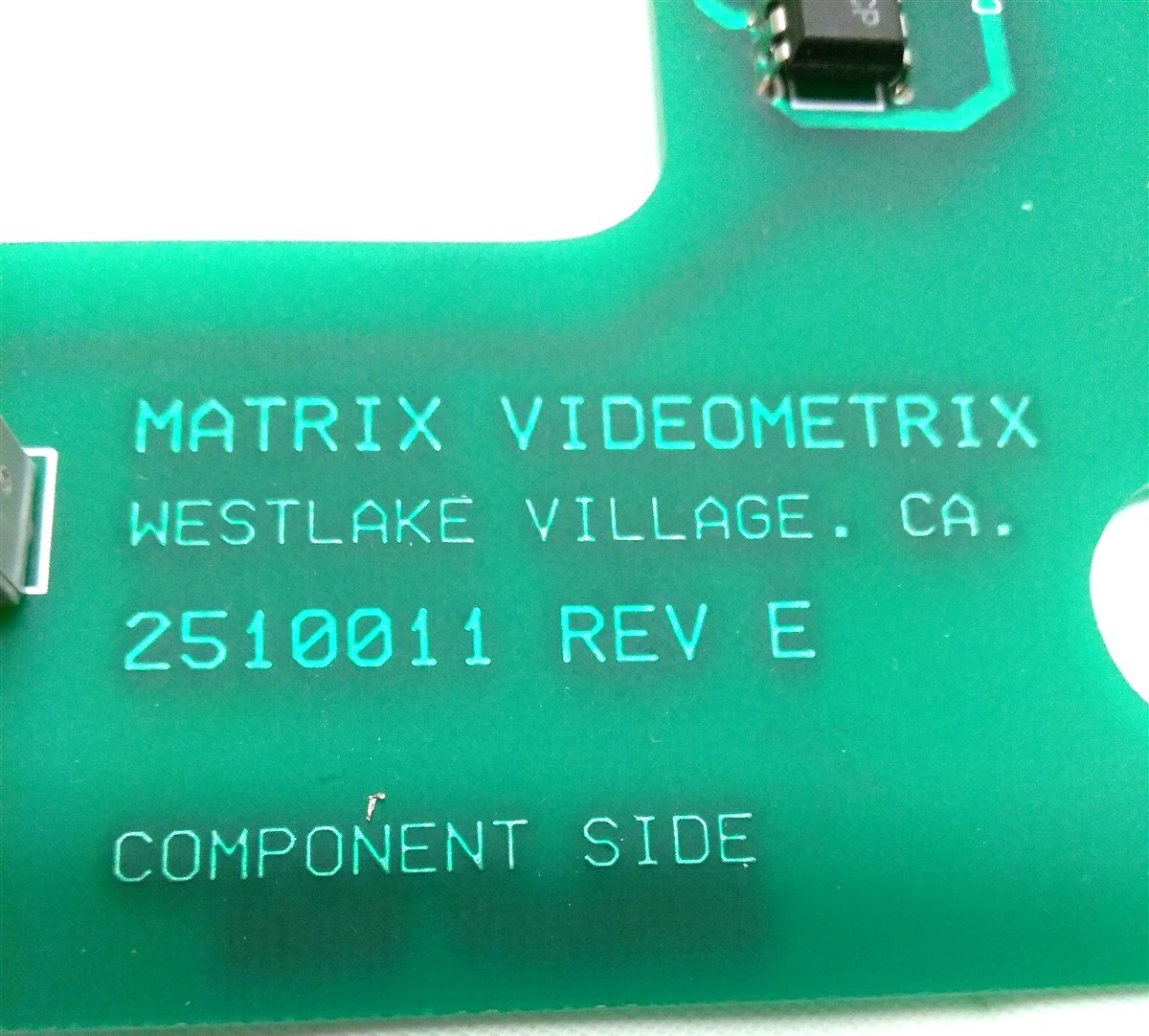 Used Matrix Videometrix 251001 Rev-E Board