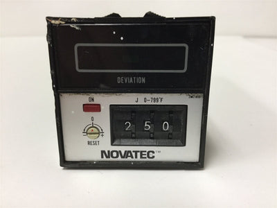 Used Novatec ZMC1B50 Temperature Controller, Voltage: 110/120V, Type J Thermocouple