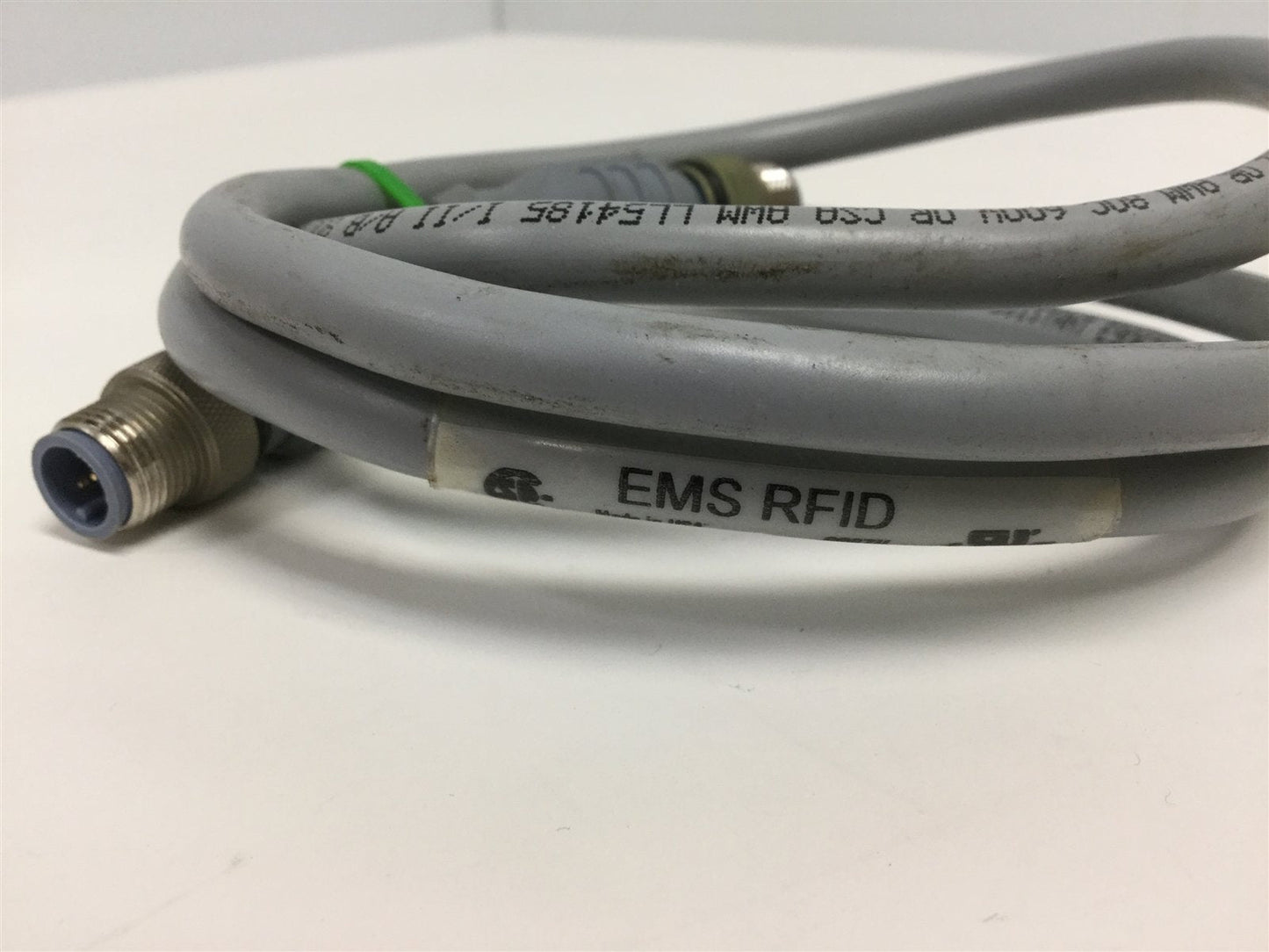 Used Datalogic CBL-1481-01 EMS RFID Subnet16 Cable 5-Pin M12x1-Male to Male, 1 Meter