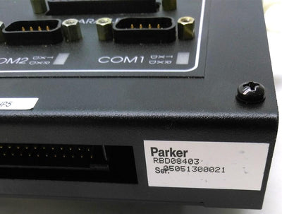 Used Parker RBD08403 Breakout Box I/O 96 Terminals 4x 34Pin Connectors 2x DB-9 DB-25