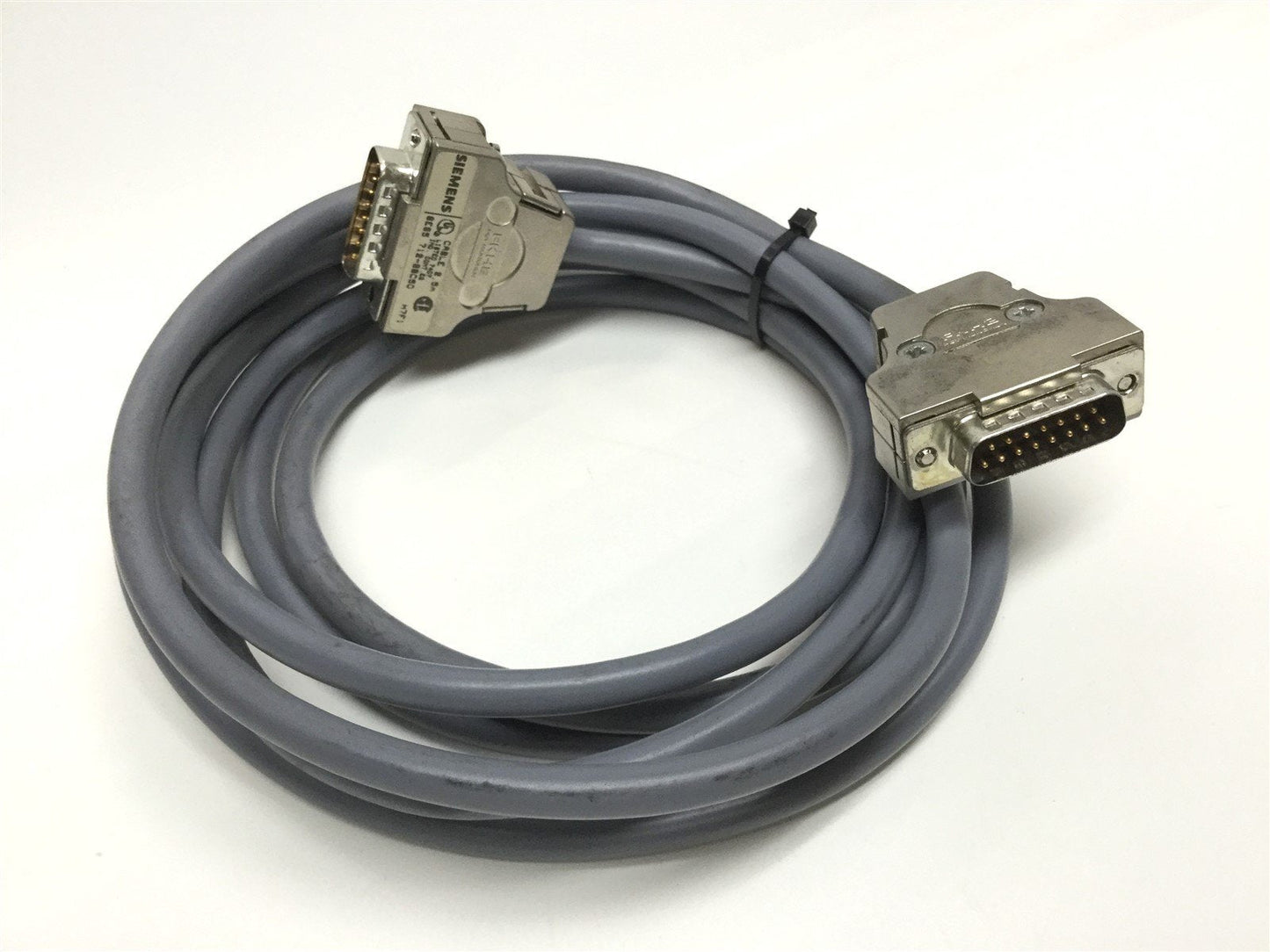 Used Siemens 6ES5 712-8BC50 Simatic PLC Cable Interface Connector for IM 316, 2.5m