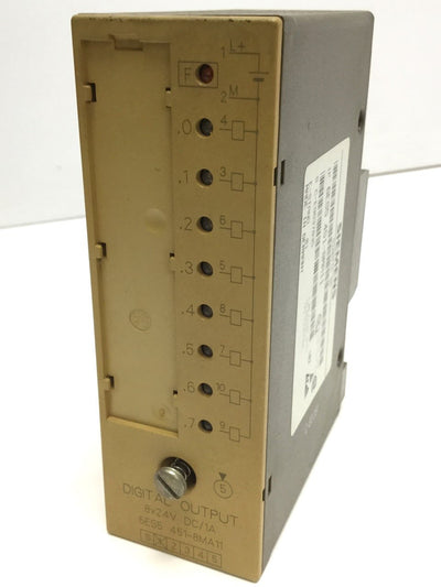 Used Siemens 6ES5 451-8MA11 Simatic S5 Digital Output Module Units, 8-Point, 24VDC