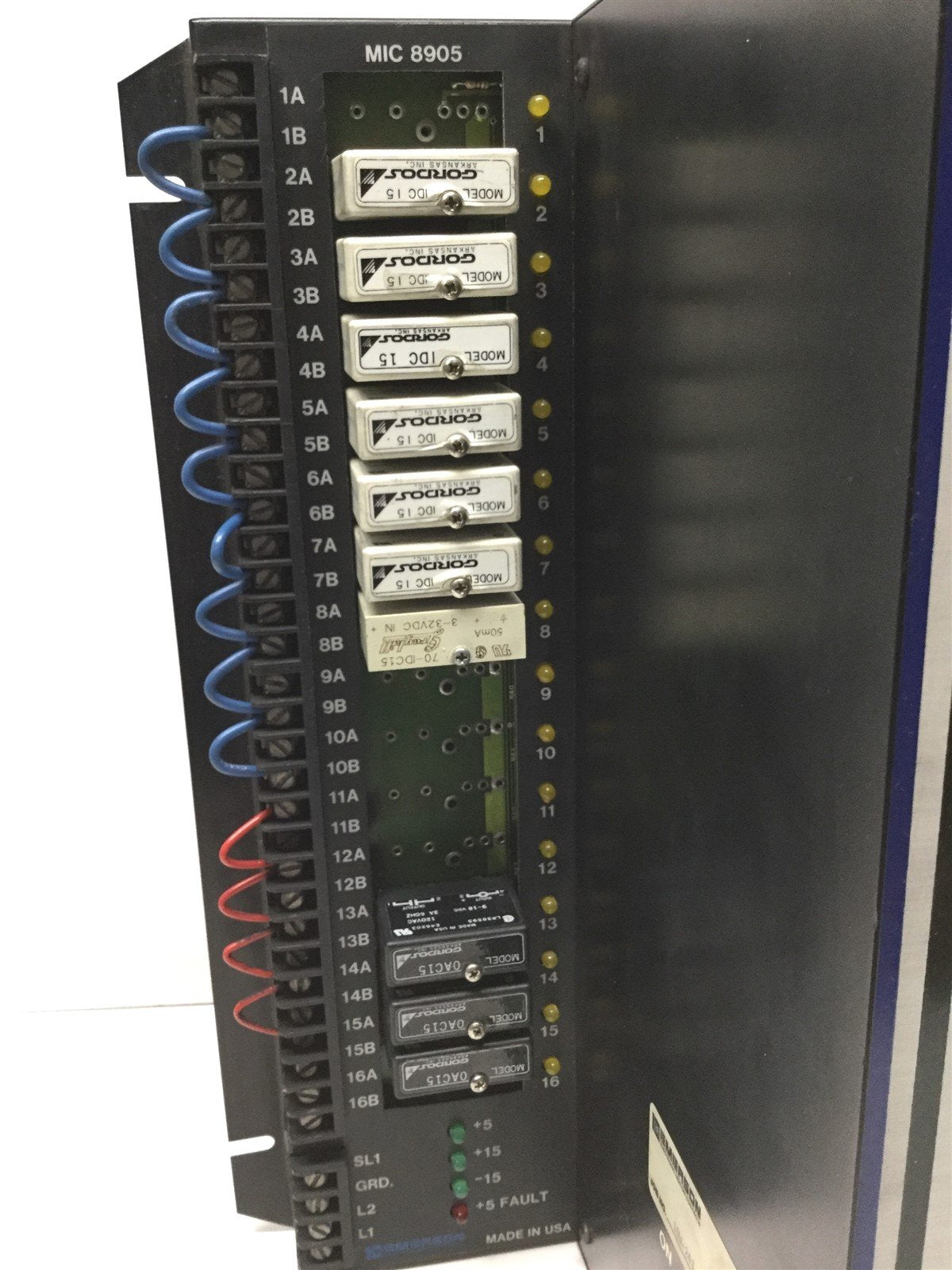 Used Emerson 858905-00 Rev L 320A Chassis Programmable Motion Controller w/Modules