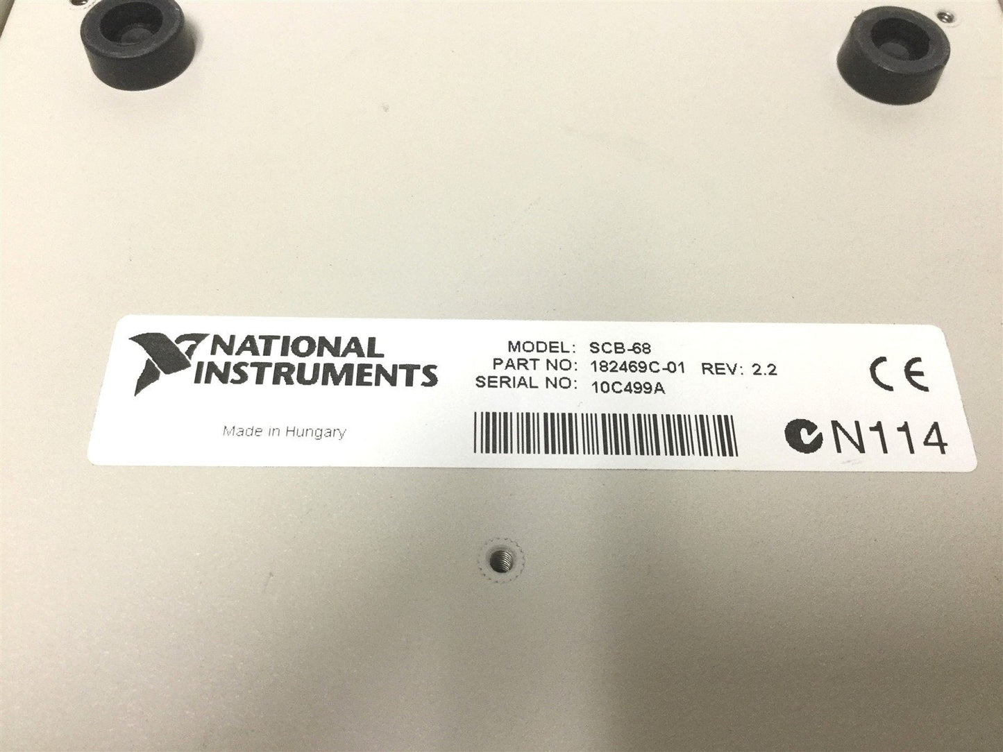 Used National Instruments SCB-68 Shielded I/O Connector Block, 68-Pin Connector