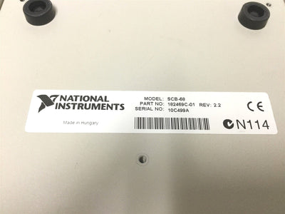 Used National Instruments SCB-68 Shielded I/O Connector Block, 68-Pin Connector