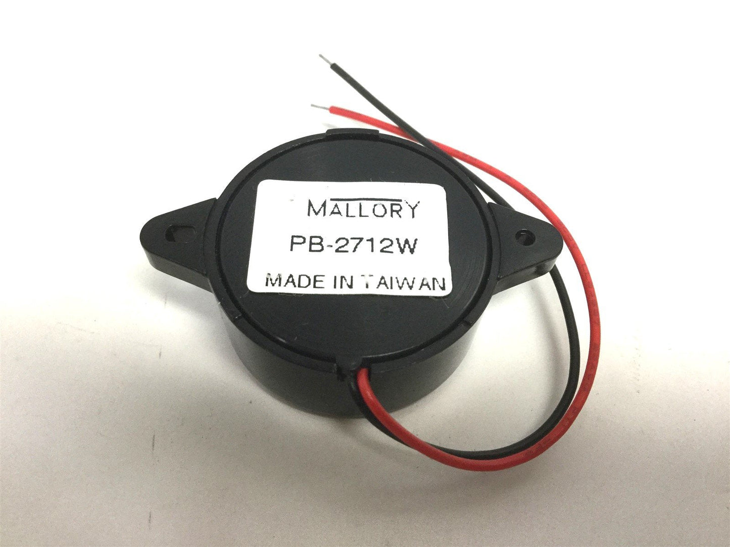 New Lot of 5 New Mallory PB-2712W Sonalert Alarm, Voltage: 2-5VDC, 5W 1250 +/-200 Hz