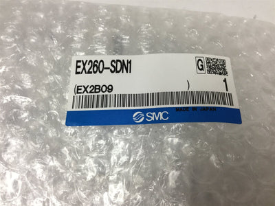 New SMC EX260-SDN1 Serial Interface SI-Unit, DeviceNet, 24VDC, Output: 32-Point 2A