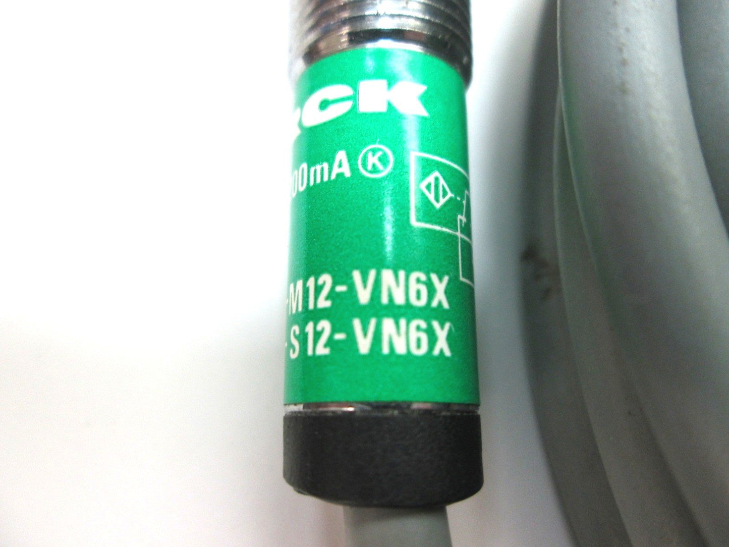 Used Turck Bi2-M12-VN6X-H1141 Inductive Proximity Sensor, 2mm Range, Voltage: 30VDC