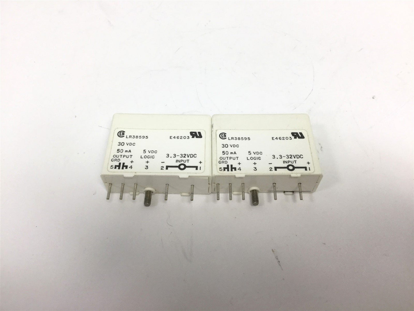 Used Lot of 2 Gordos IDC5 Relay Digital Communication DC Input Module, 3.3-32VDC 50mA