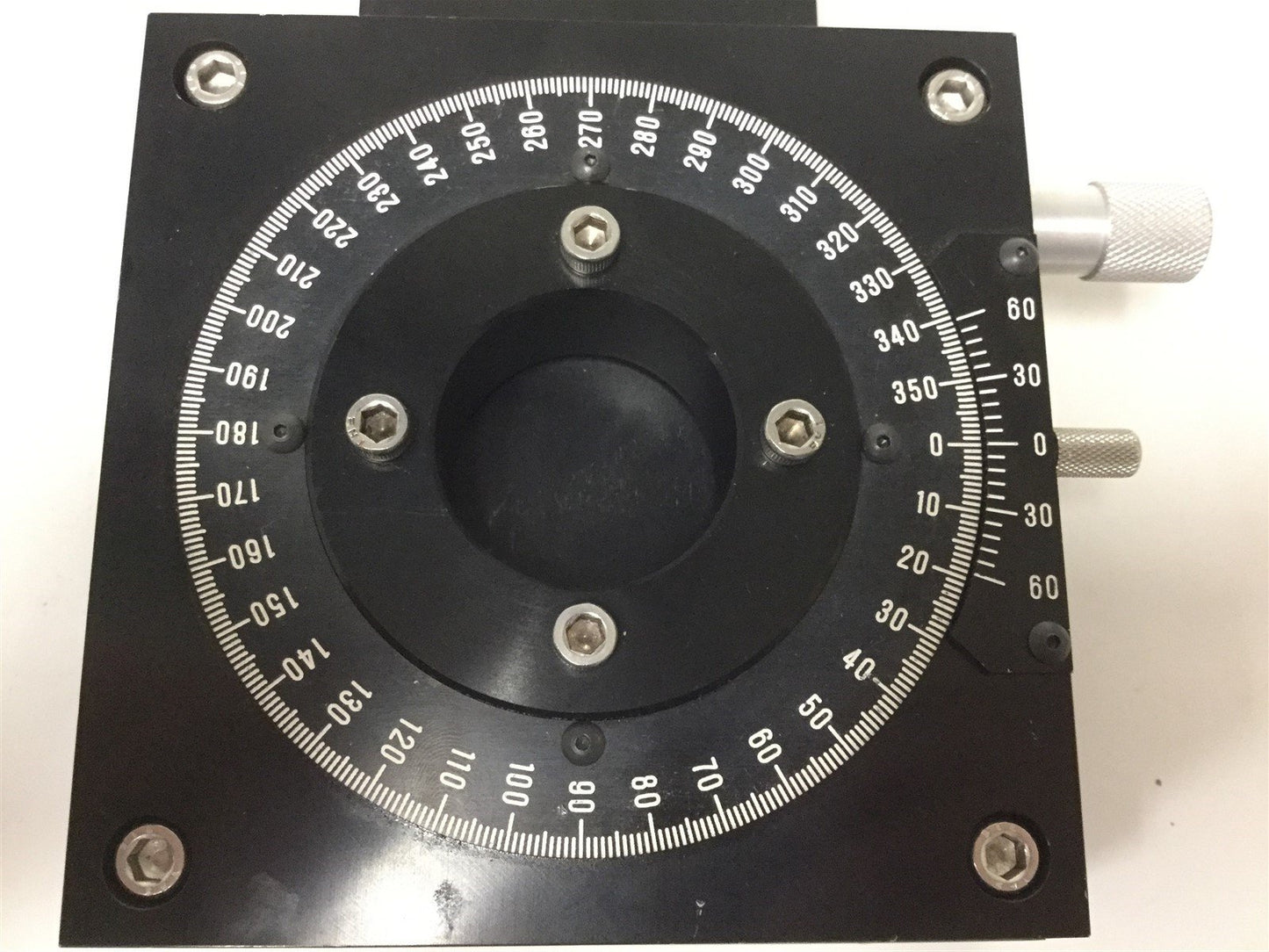 Used Parker 20000 Rotary Positioning Stage, With 4432 Linear Positioning Stage