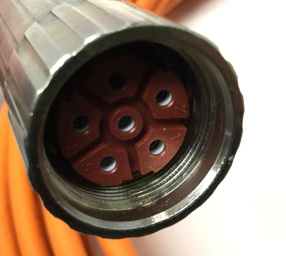 Used Control Techniques PSBAA015 Shielded Power Cable for Non-Braked Motor, 15m, 600V