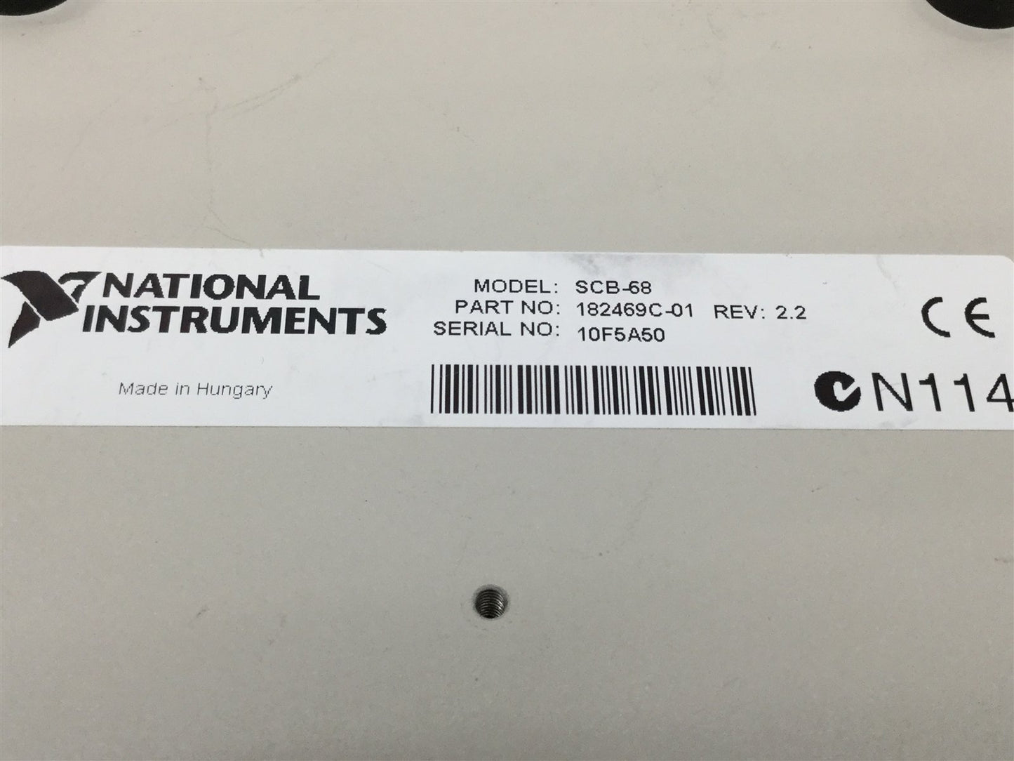 Used National Instruments SCB-68 Shielded I/O Connector Block, 68-Pin Connector