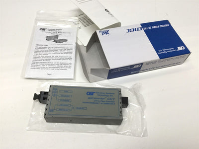 New Omnitron 1231-1-9 miConverter GX/T BASE-T to 1000BASE-X UTP to Fiber Converter