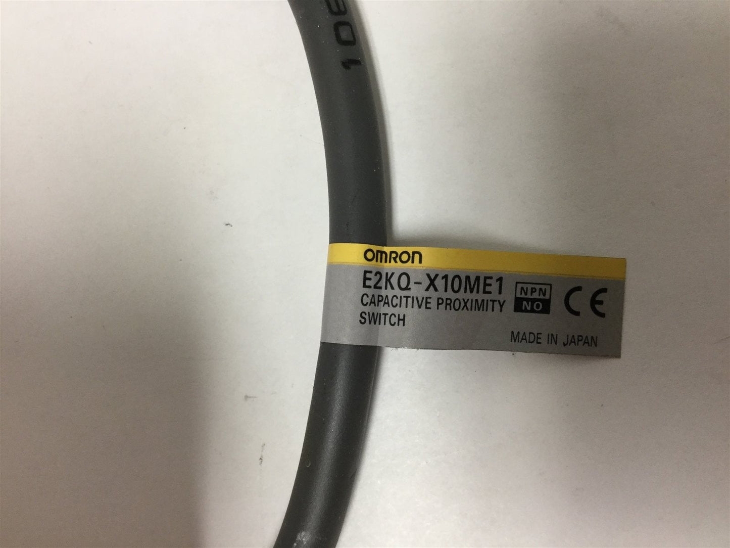 Used Omron E2KQ-X10ME1 Capacitive Proximity Sensor Switch 12-24VDC, 10mm Range