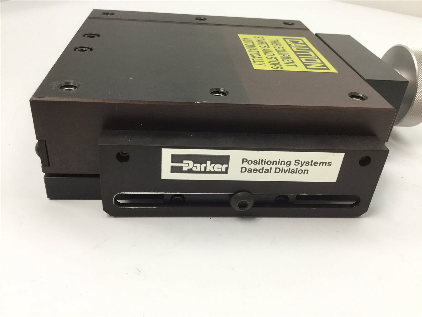 Used Parker 106041P-10M Positioning Stage, Travel: 4", Stage Dimensions: 6" x 6"