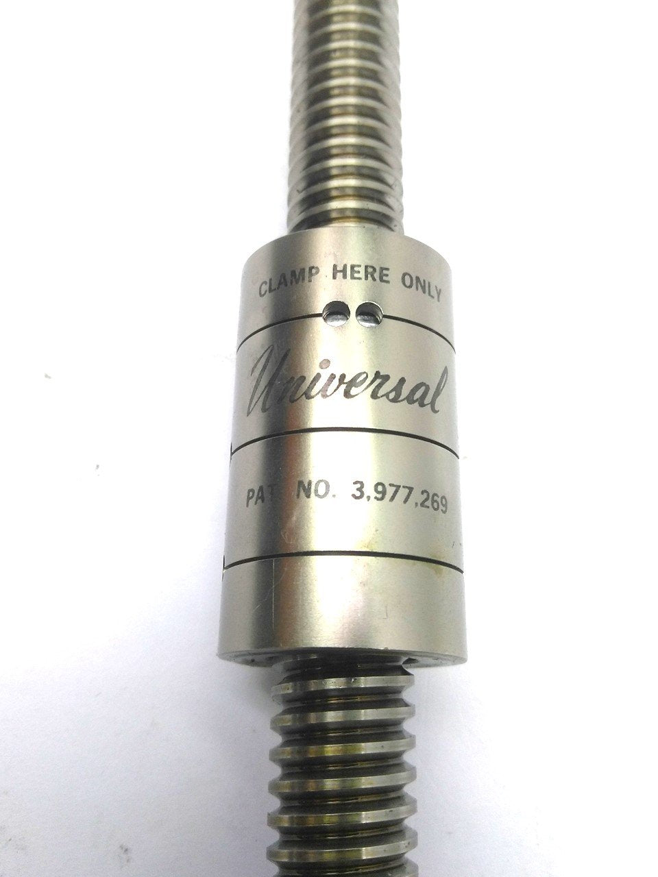 Used Universal 9802-265 Ball Screw, Travel: 225mm, 4mm Per Rotation, Shaft: 12mm