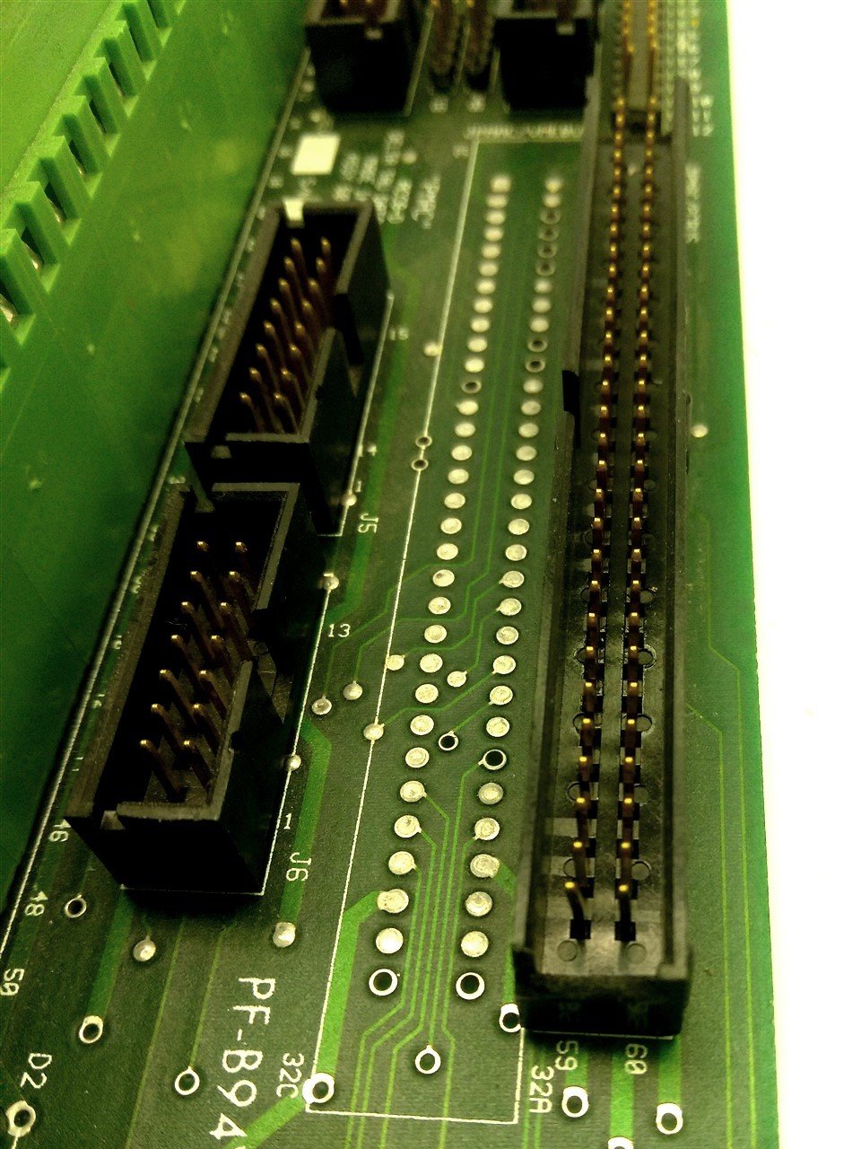 Used Delta Tau ACC8-D PMAC Terminal Block I/O Board, 64 Terminals, 60-Pin Header, 5V