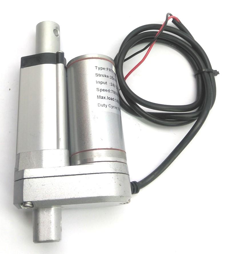 Used FRT14B-25-24-7 Linear Actuator, 25mm Stroke, 7mm/s Speed, 1400N Max Load, 24VDC