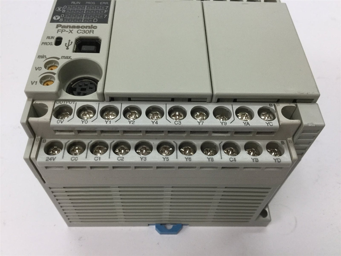 Used Panasonic AFPX-C30R Programmable Logic Controller, 16x Inputs, 14x Relay Outputs