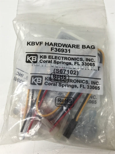 New Other KB Electronics F36931 Drive Control Potentiometer Connector Hardware Kit Bag