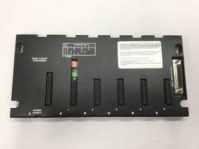 Used GE Fanuc IC693CHS398C Base 5-Slot Expansion Unit, Series 90-30, 25-Pin Female