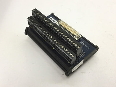 Used Parker GEM-VM50 Gemini Breakout Board, 50-Pin to Screw Terminals, DIN Rail Mount