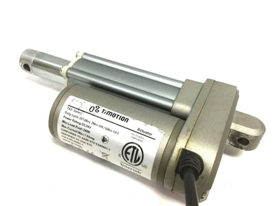 Used Timotion TA2-5B-026145-1113-0A1-1 Linear Actuator, Voltage: 24VDC, Stroke: 026mm